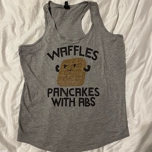 Grey Racerback Tank Size Large